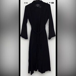 J. Jill Classic Black Women's Robe